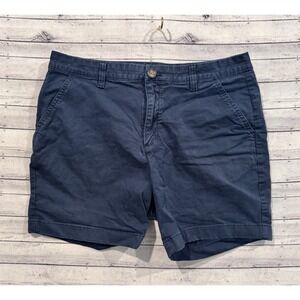 Chubbies Mens The Armadas Short Sz 33 Flat Front Stretch Twill Blue 7" Inseam